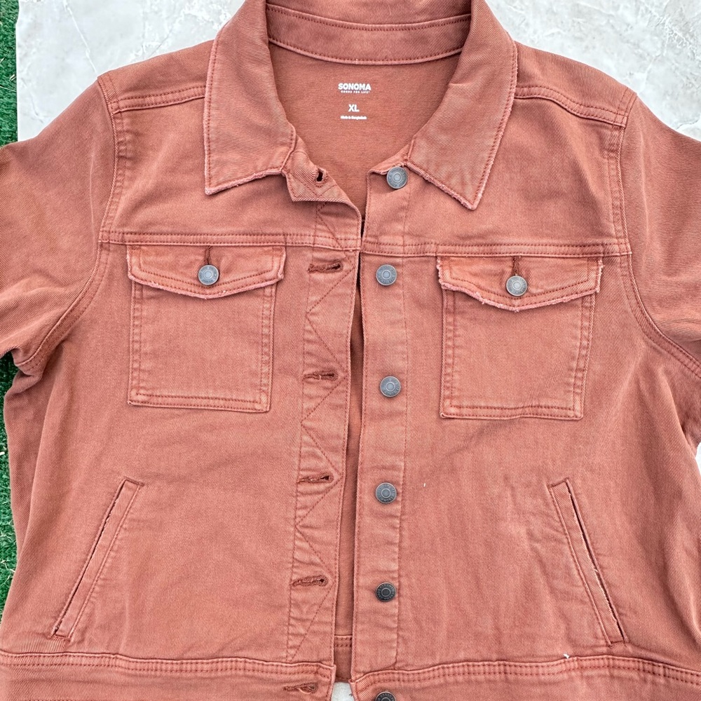 Sonoma cropped denim jacket